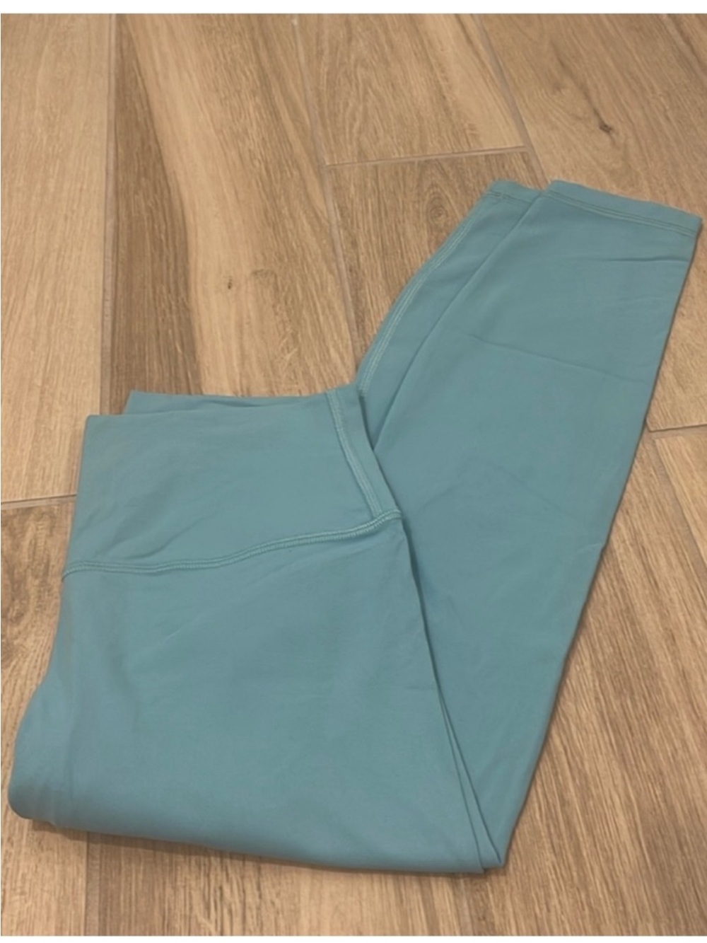 Lululemon Align High Rise Pants 25" Tidal Teal Sz 6 - Picture 6 of 11
